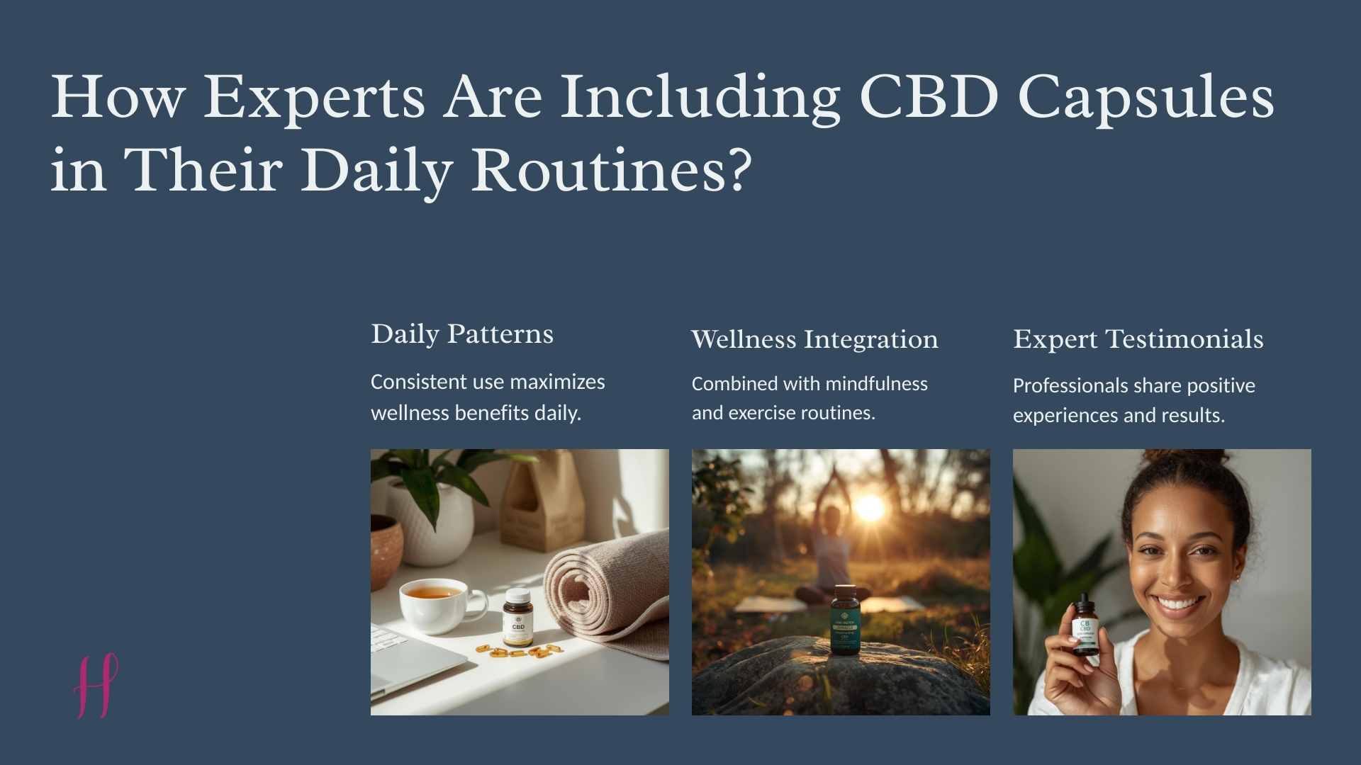 How Experts Are Including CBD Capsules in Their Daily Routines?